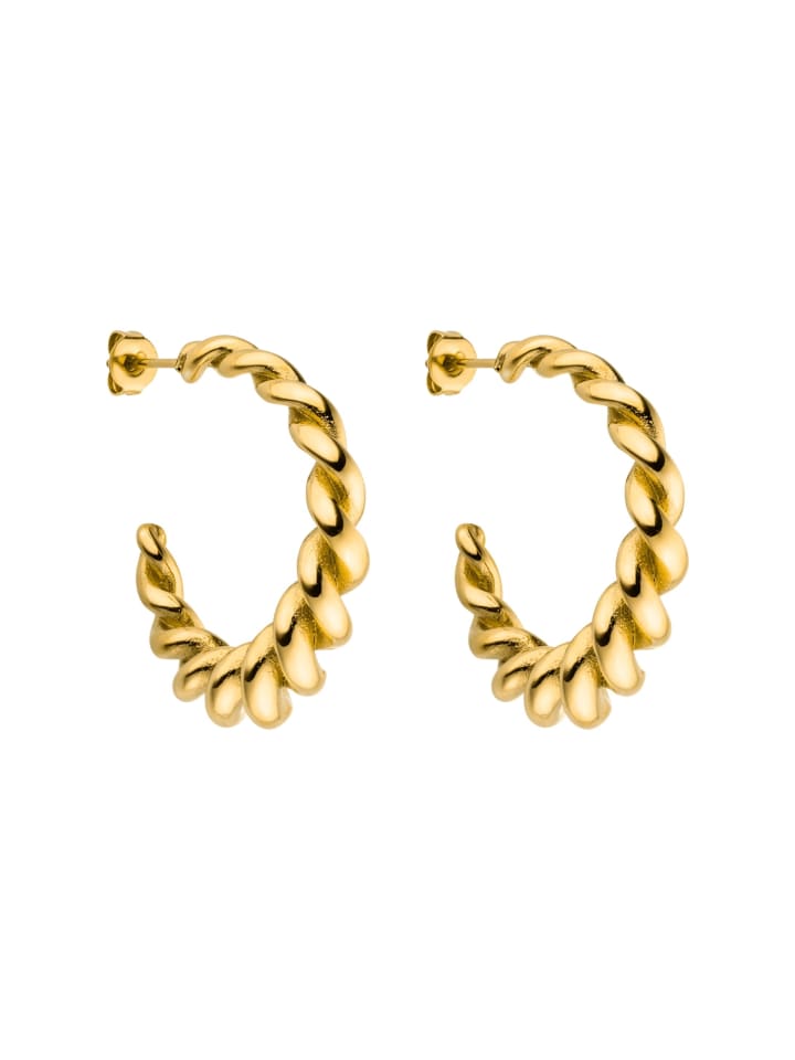 PURELEI Ohrringe Twisted in Gold günstig kaufen onesize