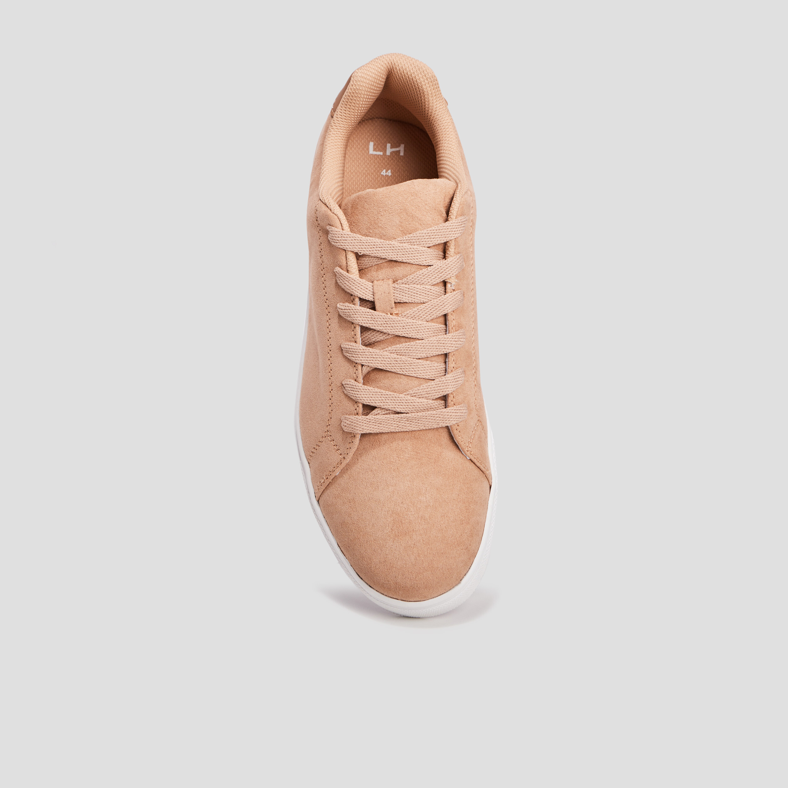 Tennis à lacets beige homme | La Halle