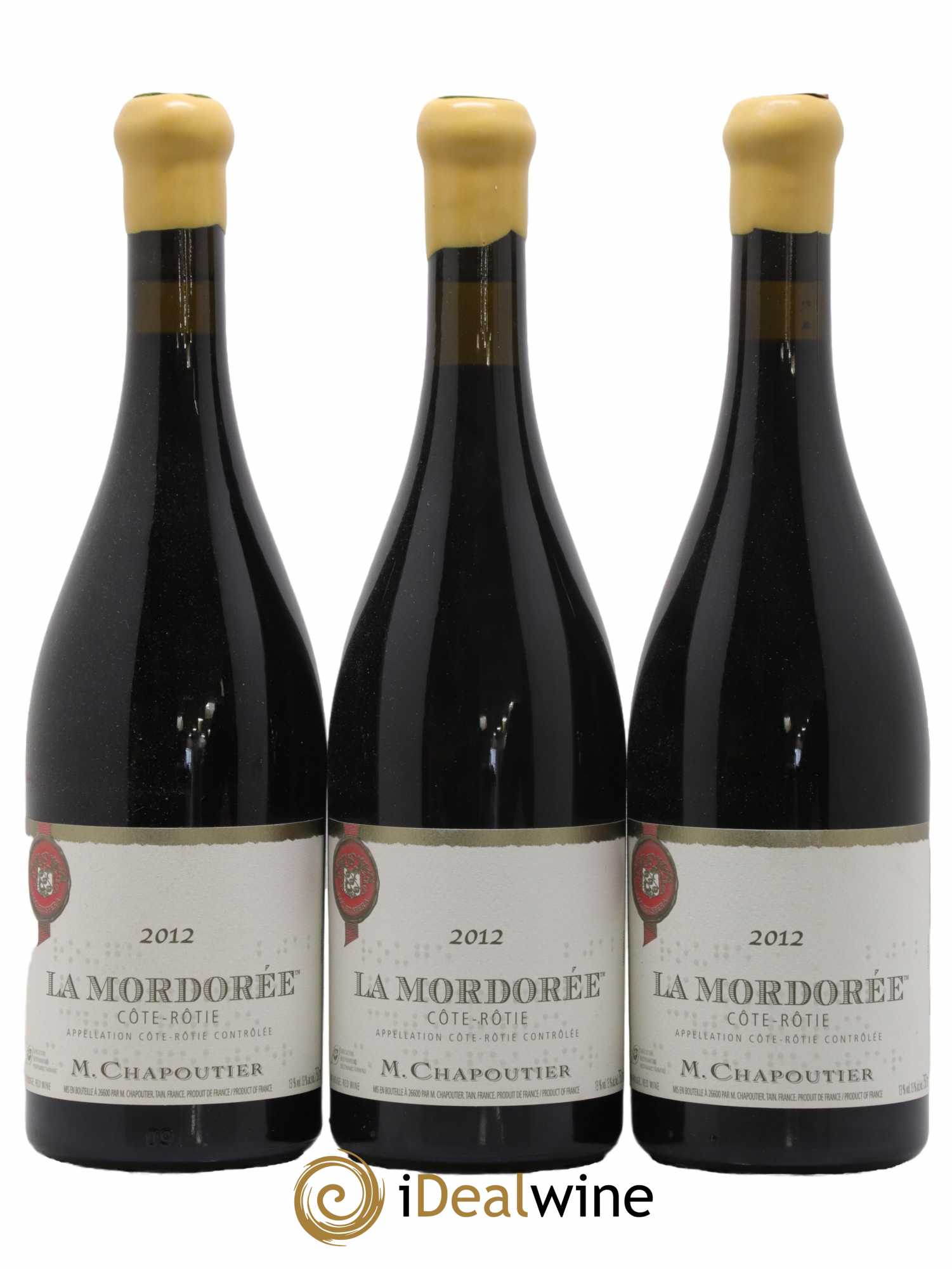 Côte-Rôtie La Mordorée Chapoutier  2012 - Lot de 6 Bouteilles