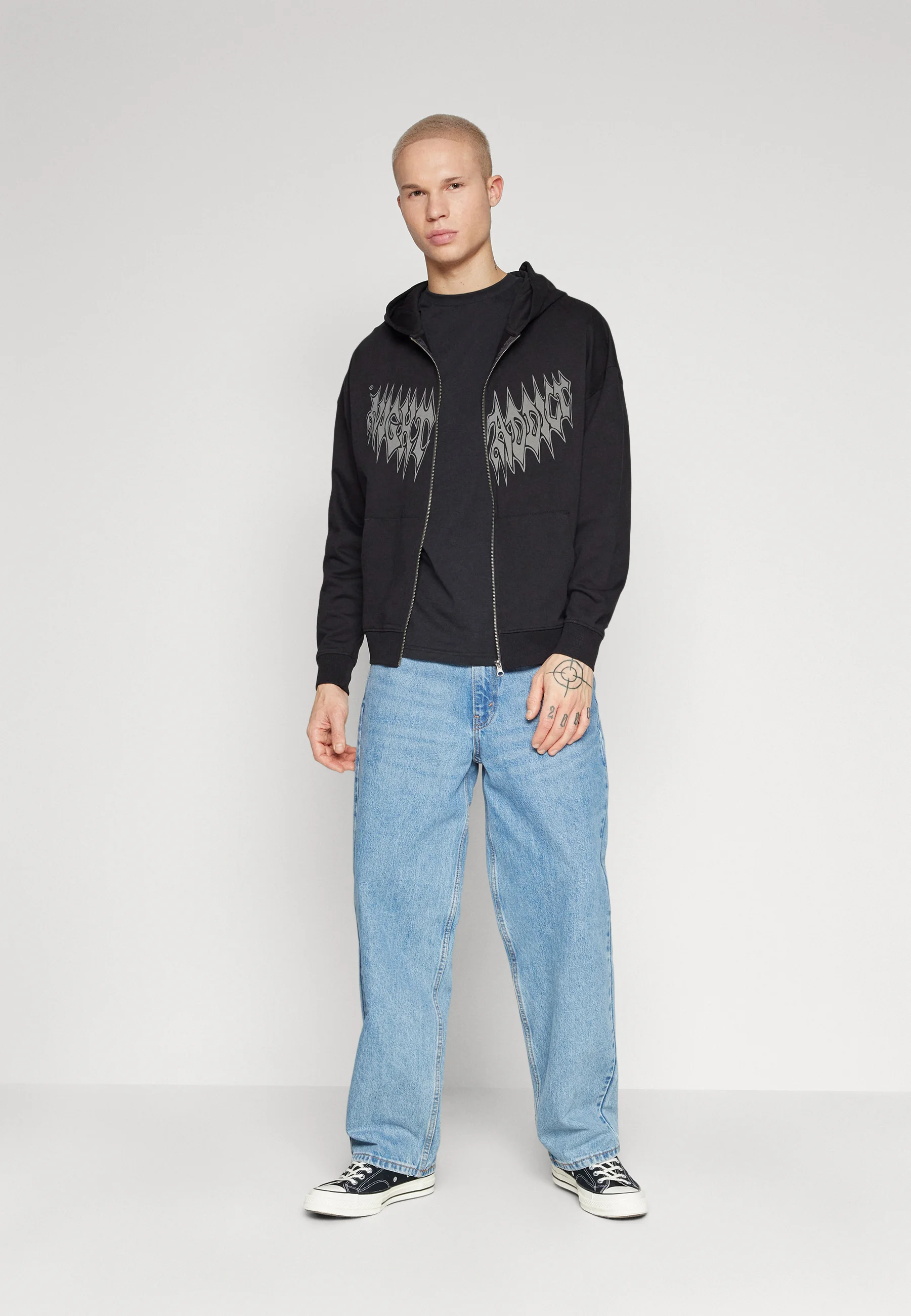 Sudadera con capucha y cremallera Night Addict