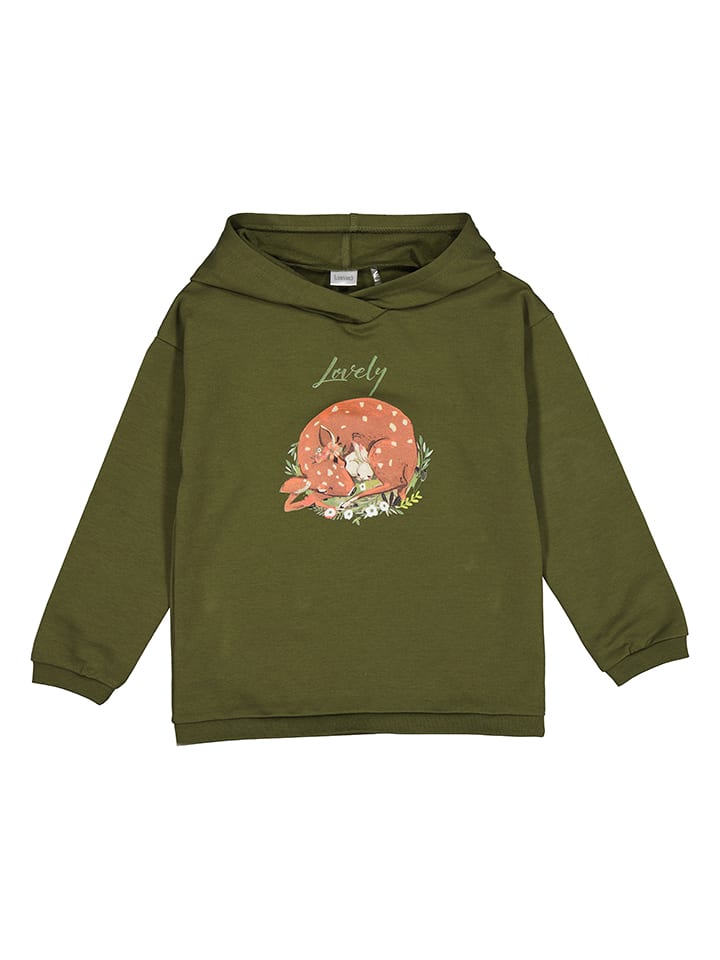 lamino Hoodie in Khaki günstig kaufen