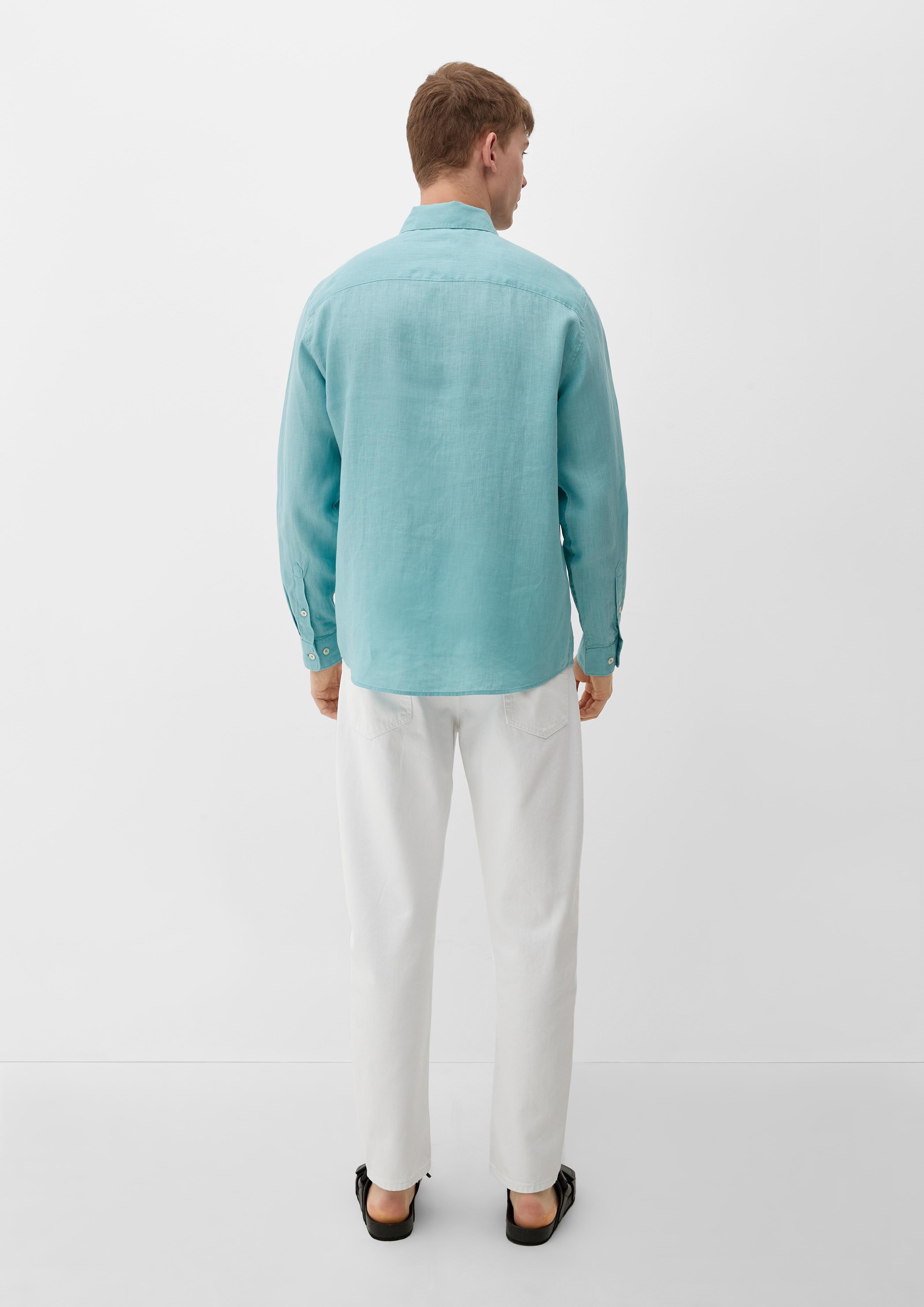 Leinenhemd mit Button-Down-Kragen  2127510-6120
