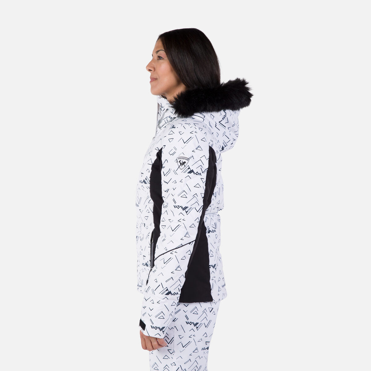 Damensteppjacke mit Print Staci
