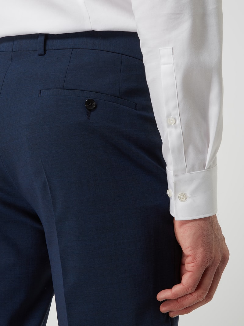 Anzughose mit Stretch-Anteil in royalblau