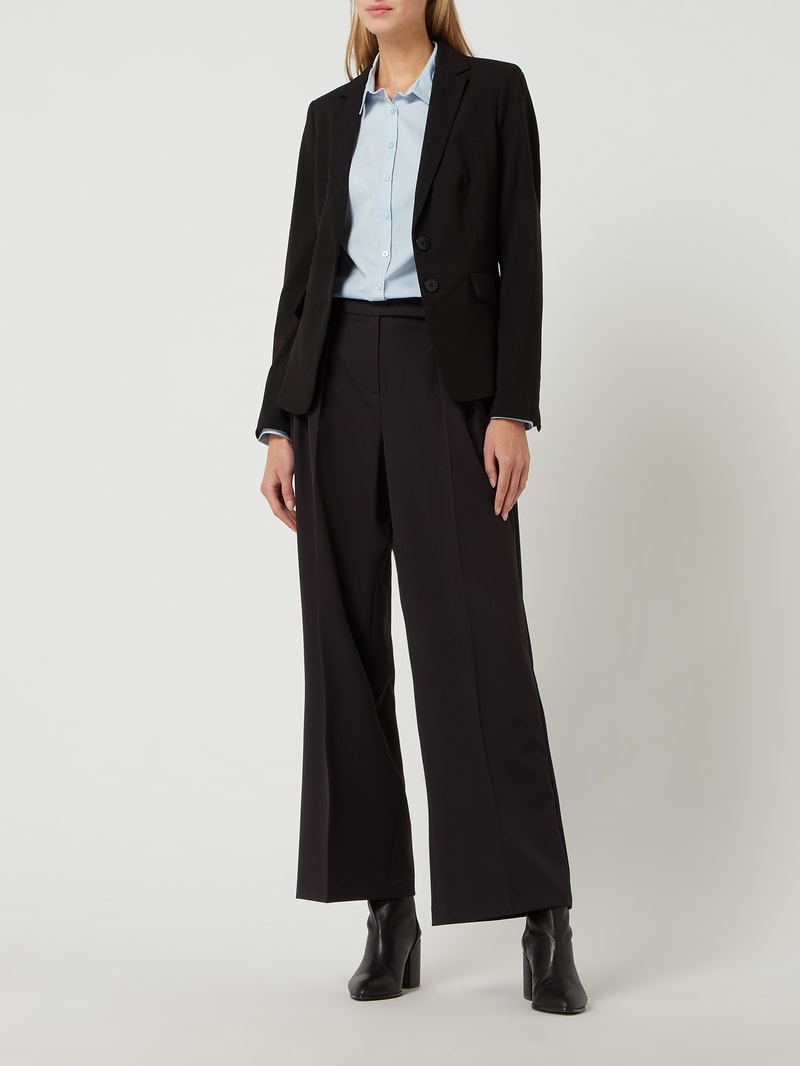 Blazer mit Stretch-Anteil in schwarz