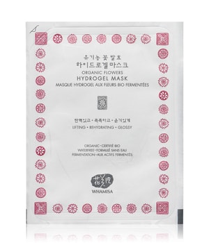WHAMISA Organic Flowers Hydrogel Facial Mask Tuchmaske-1 Stk