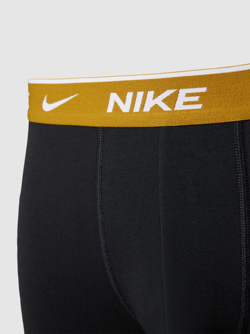 Trunks mit Label-Stitching in 3er-Pack in schwarz