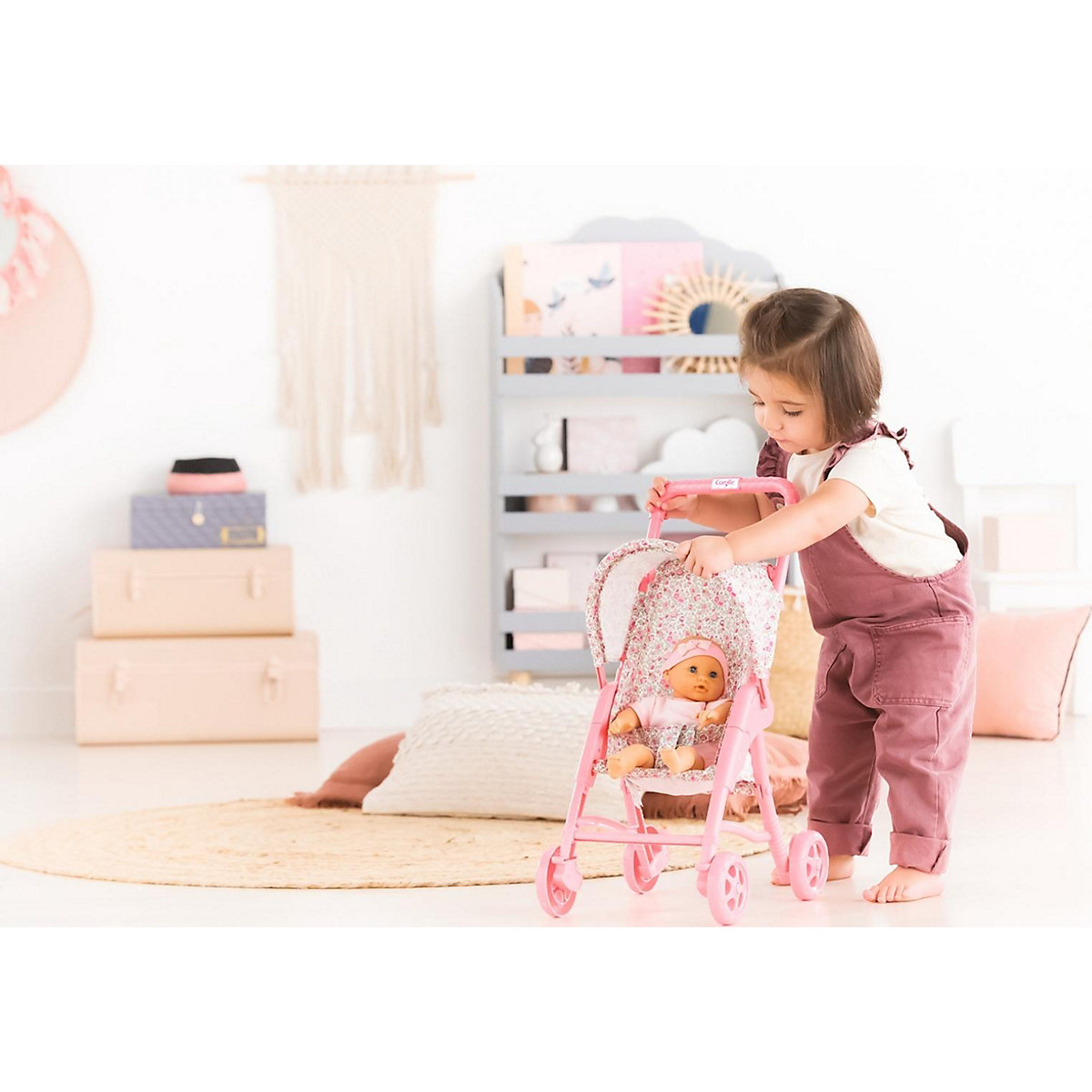 Corolle Mon Premier Poupon - Puppenbuggy Floral, 30 cm