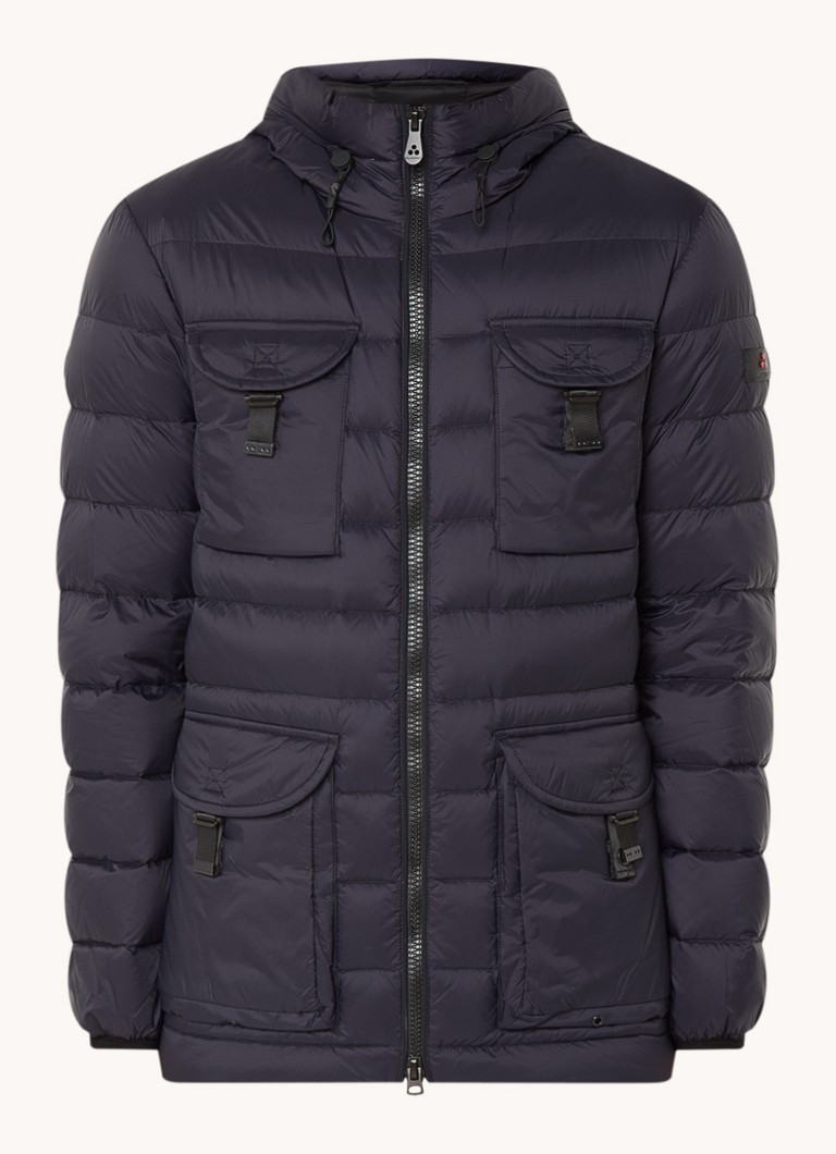 Peuterey Tipeka quilted jacket with down padding and removable hood