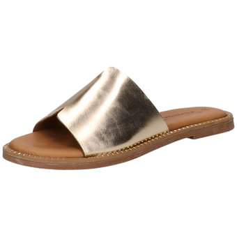 Tamaris Pantolette in gold