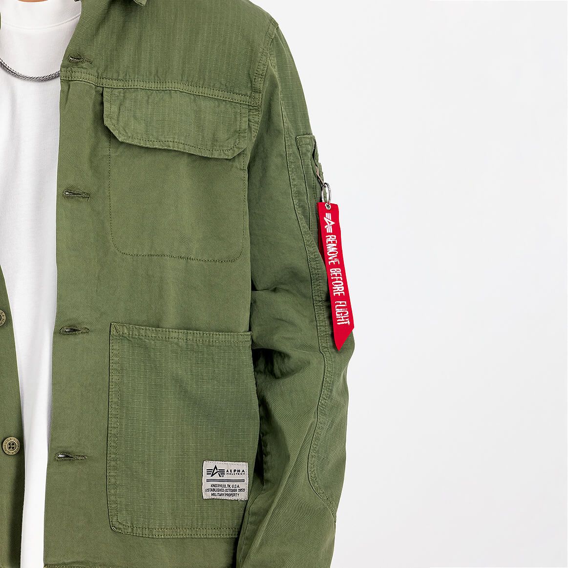 Color Block Overshirt