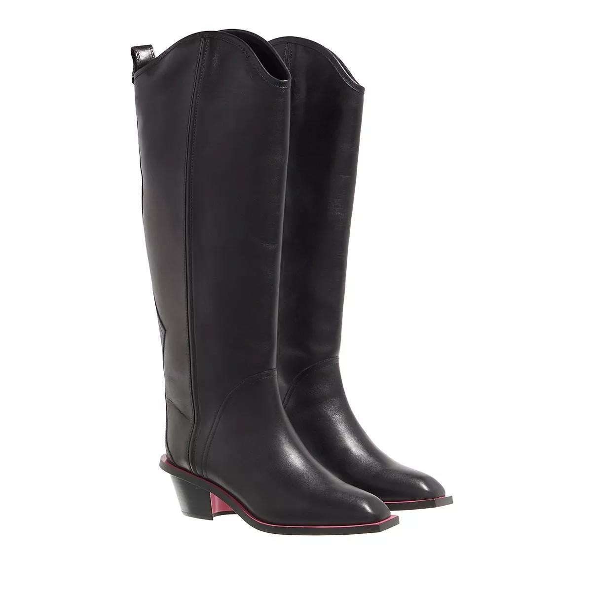 MSGM Stiefeletten schwarz Stiefel