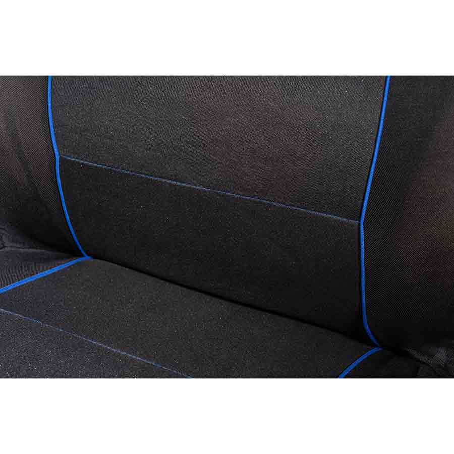 Sitzbezug Universal Budget schwarz-blau, 9-teiliges Komplettset - ATU