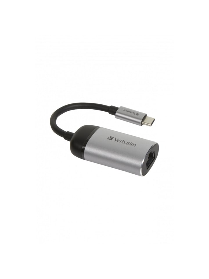 COFI 1453 USB-C auf Gigabit Ethernet Adapter mit Aluminium-Gehäuse RJ45 Gigabit in Silber günstig kaufen onesize