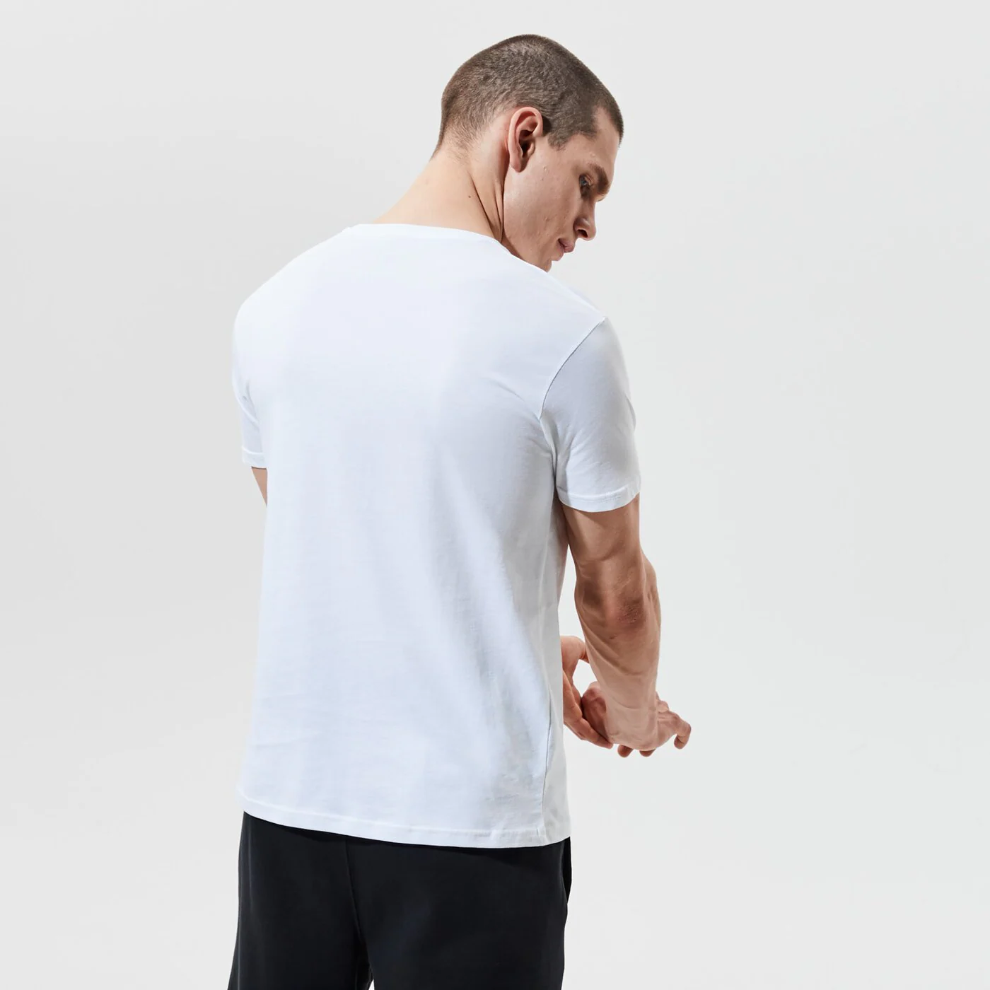 ALPHA INDUSTRIES T-SHIRT BASIC T SMALL LOGO Weiß