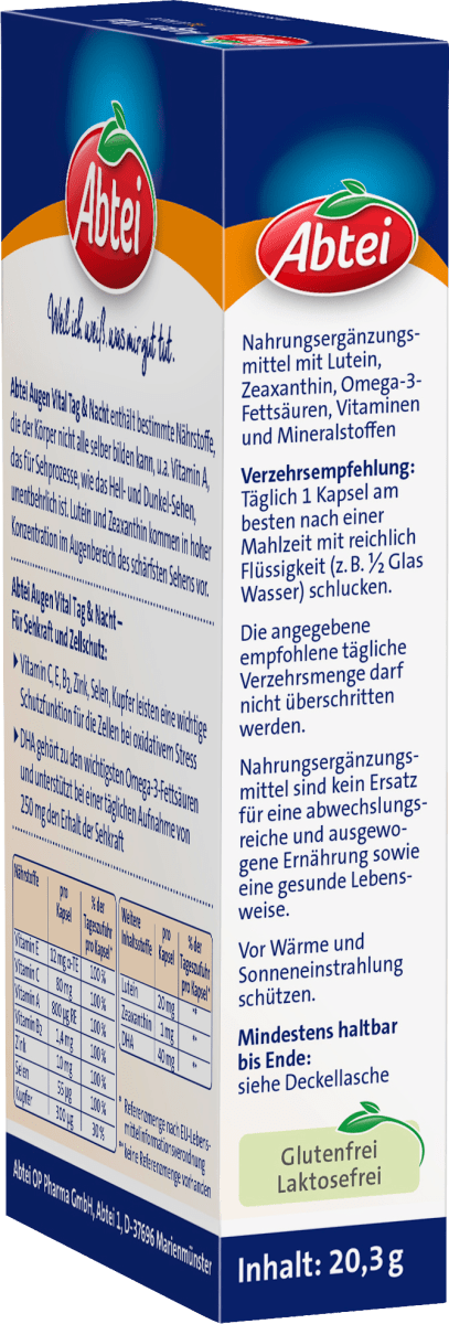 Augen Vital Tag & Nacht Kapseln 30 St., 20,3 g