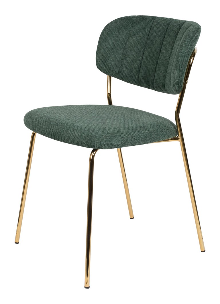 Livingstone Design Parton ēdamistabas krēsls ar zelta pamatni