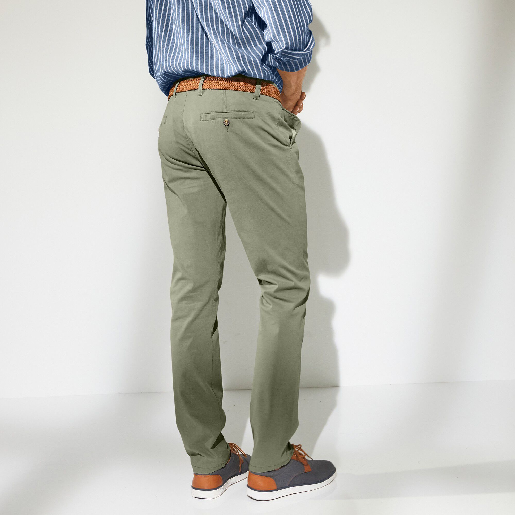 Pantalon chino toile sergé