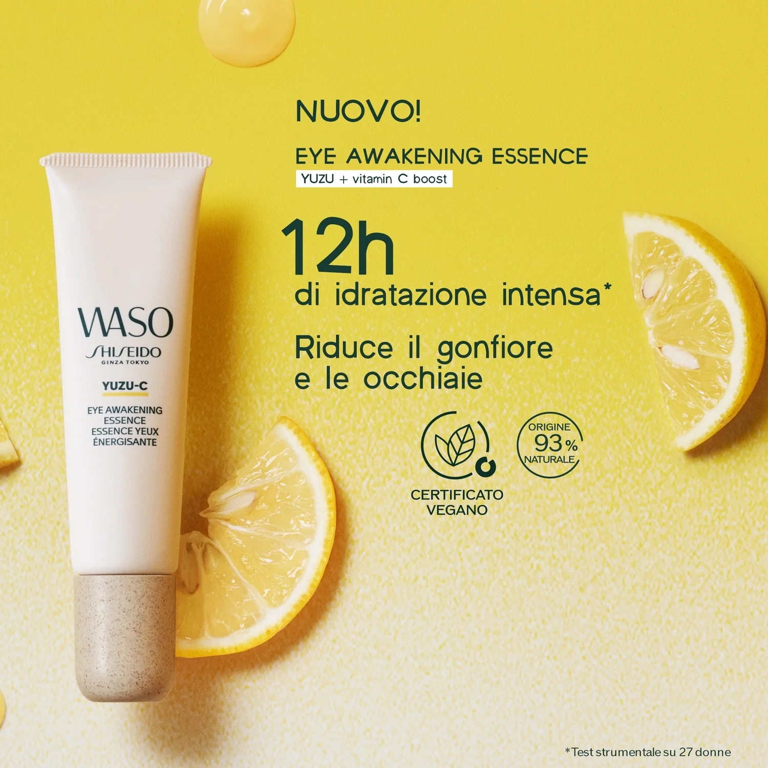 Waso YUZU-C Eye Awakening Essence - Tretman protiv podočnjaka i tamnih krugova oko očiju