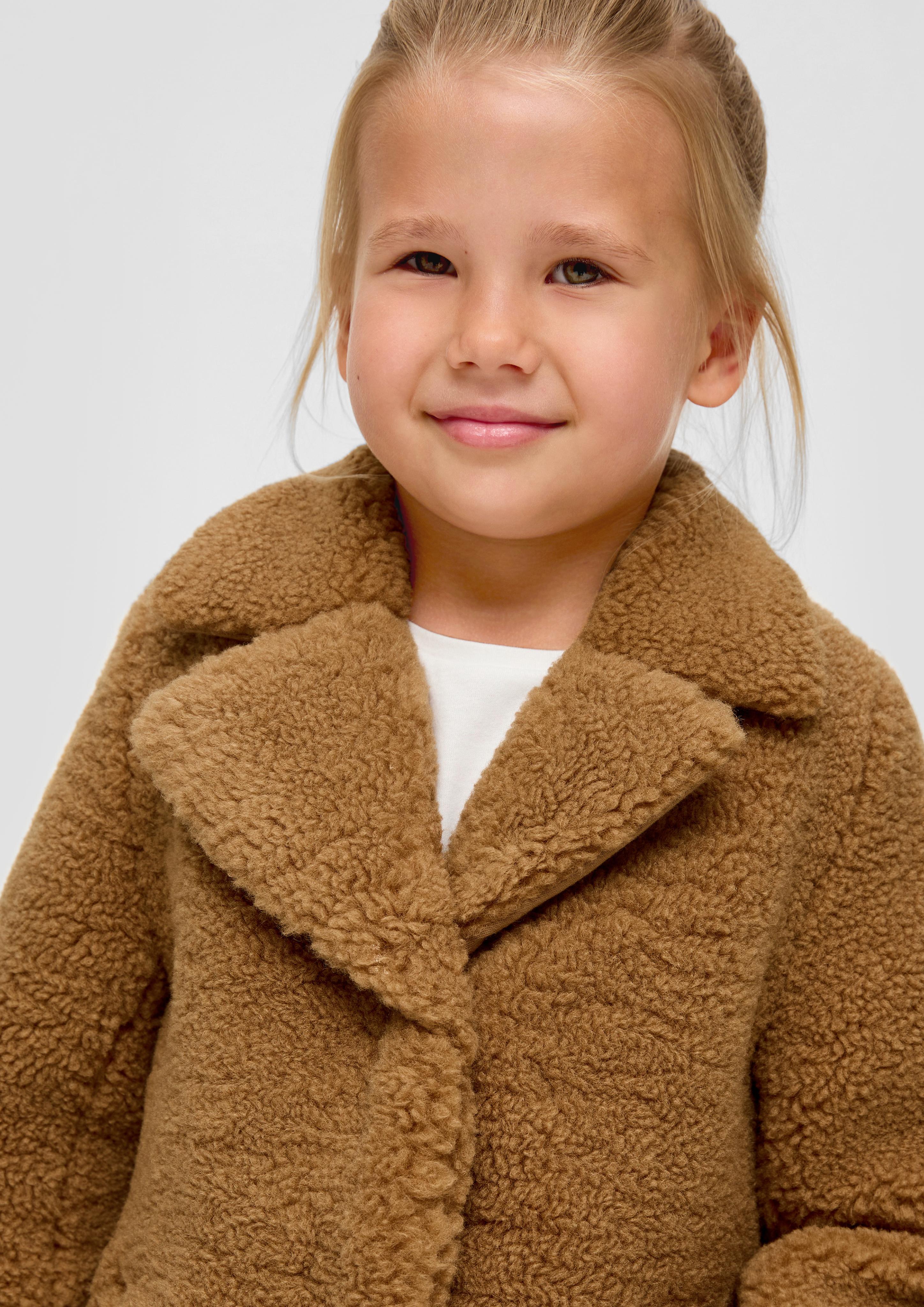 Mantel aus Teddyplüsch  2137130-8469