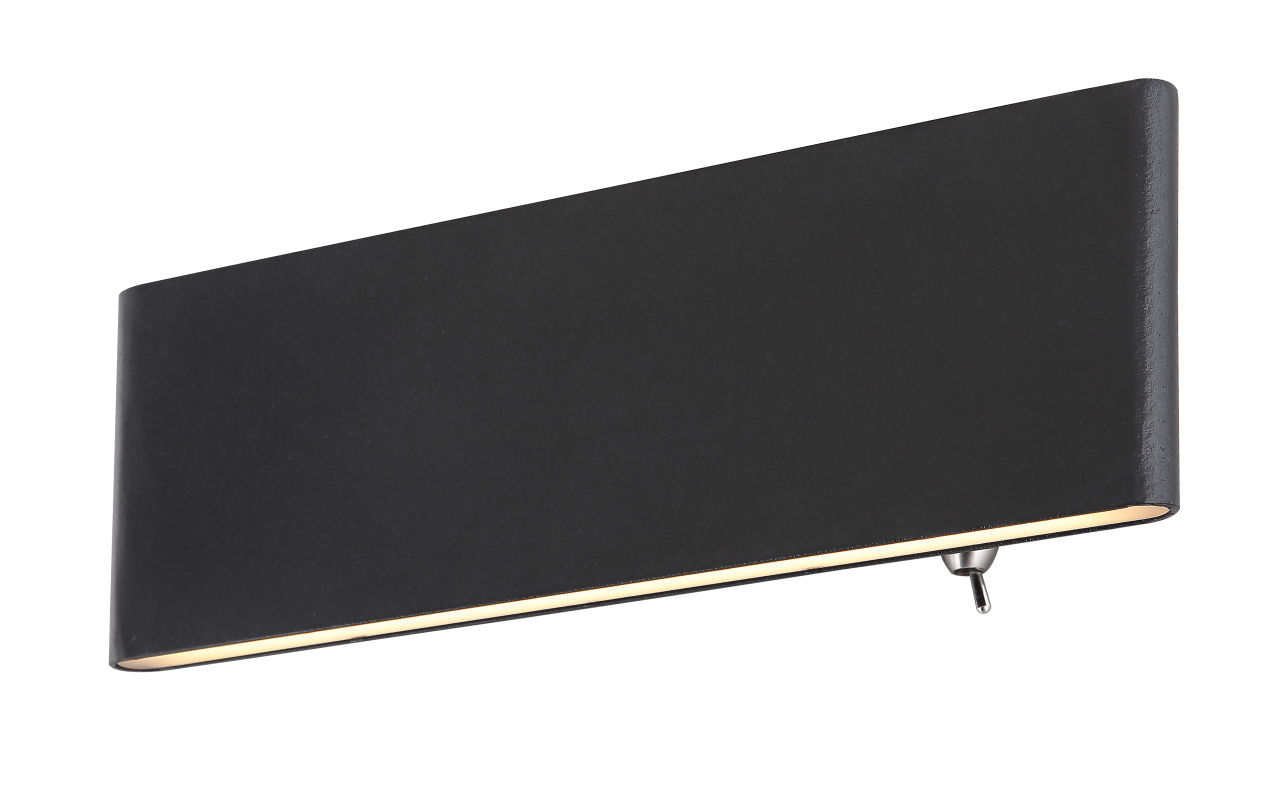 Globo Lighting - SIEGFRIED - Wandleuchte Aluminium schwarz, LED