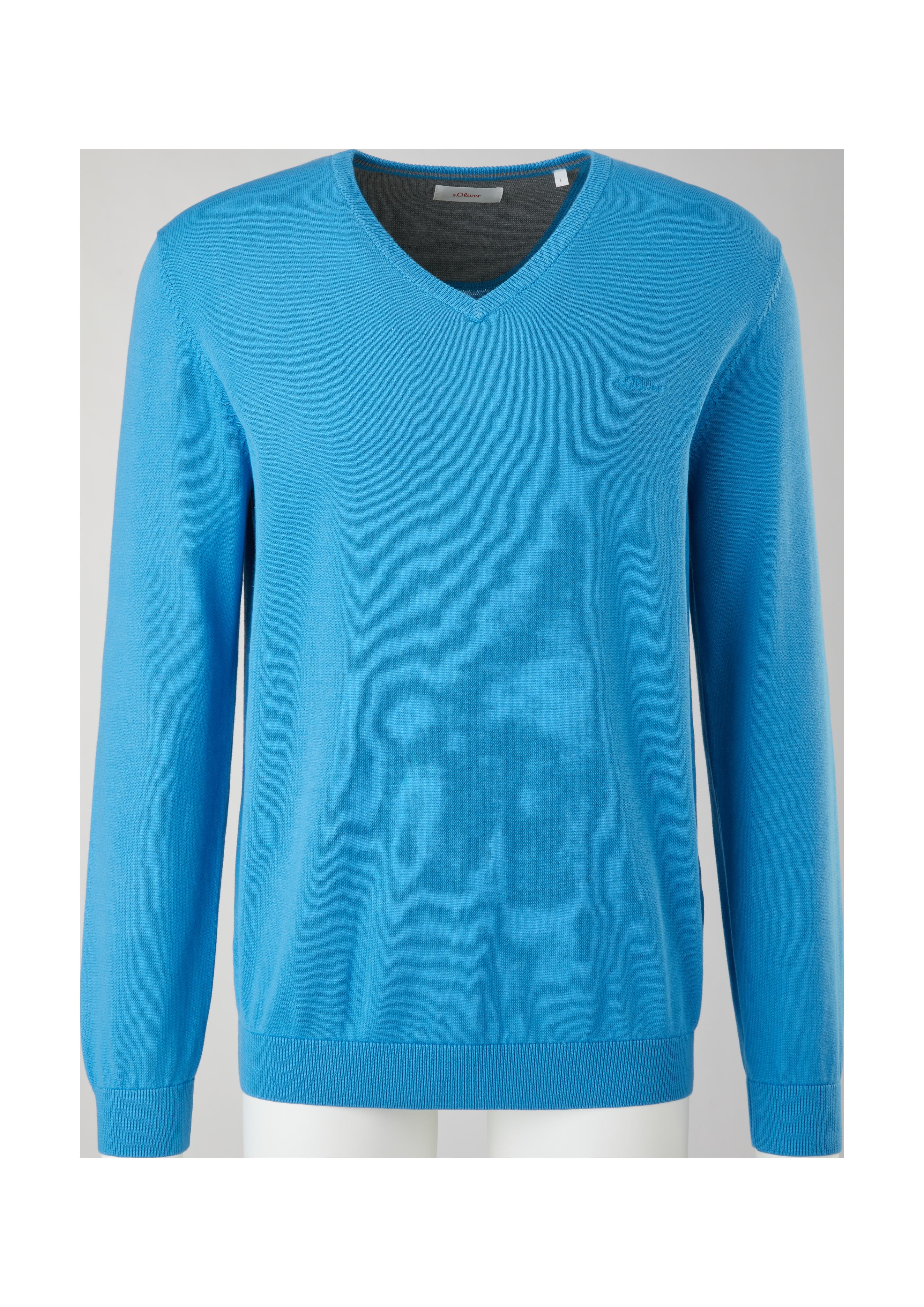 Feinstrickpulli mit V-Ausschnitt  03.899.61.7623-6285