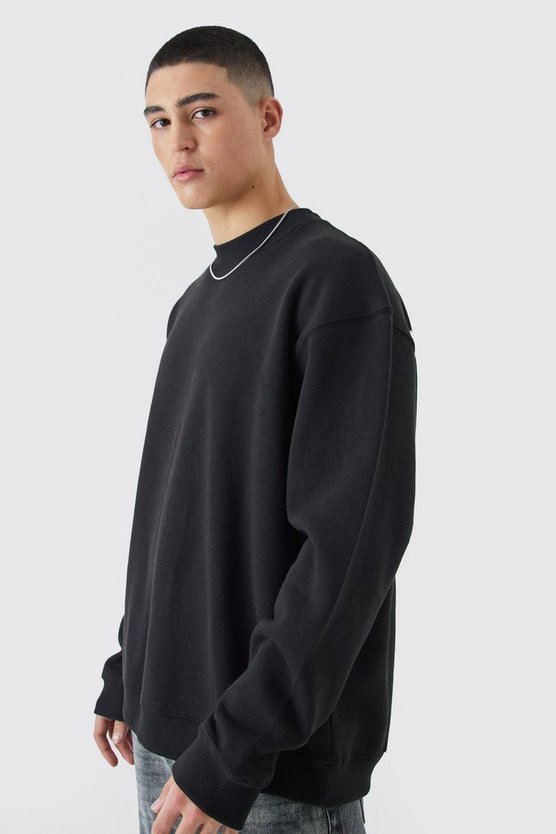 Oversize Sweatshirt mit Worldwide-Print