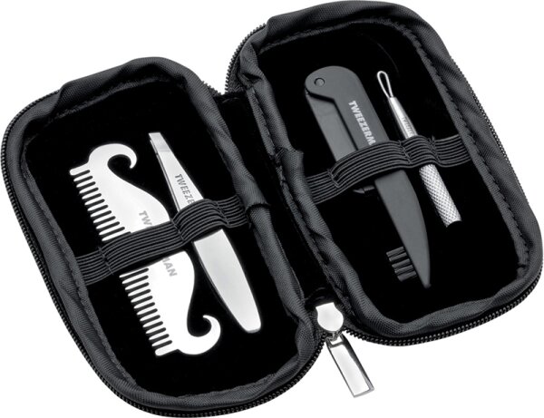 Tweezerman Travel Tool Essentials Kit - Reisepflege Set Bartpflegeset