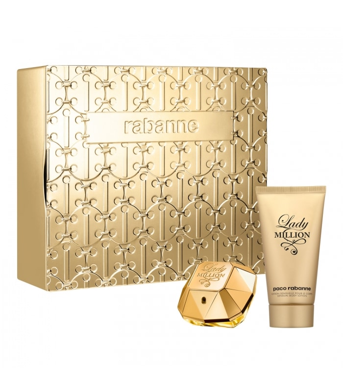 Paco Rabanne-LADY MILLION-Coffret Eau de parfum 50ml et lait pour le corps 75 ml