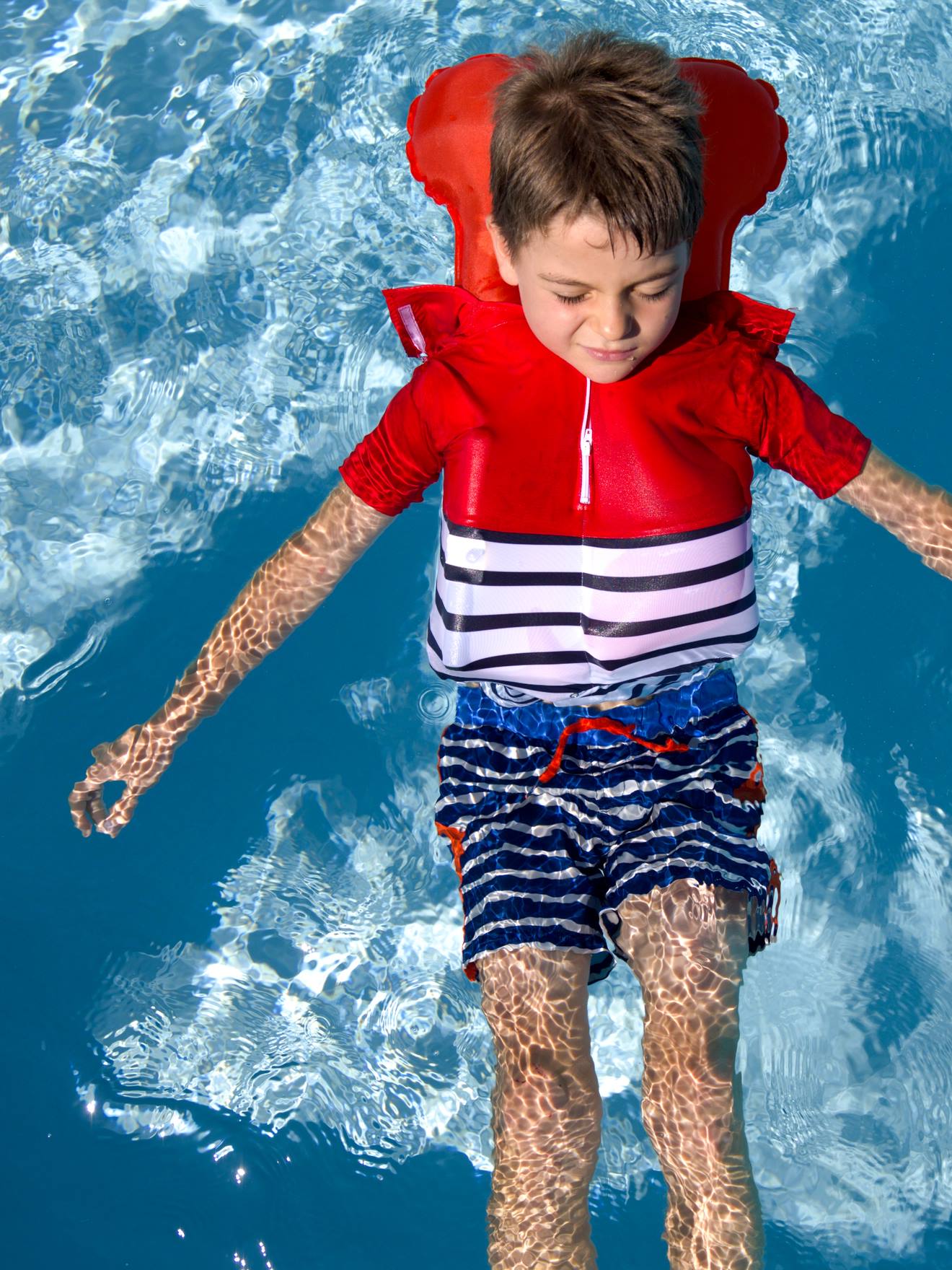 Floatee Kinder Strandshirt mit Rettungsweste, UV-Schutz FLOATEE - gelb