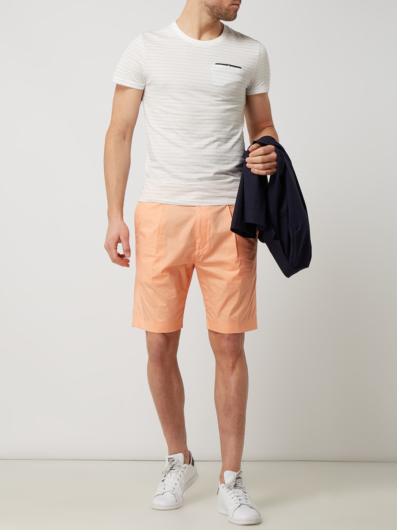 Shorts mit Tunnelzug Modell 'Ginzou' in apricot