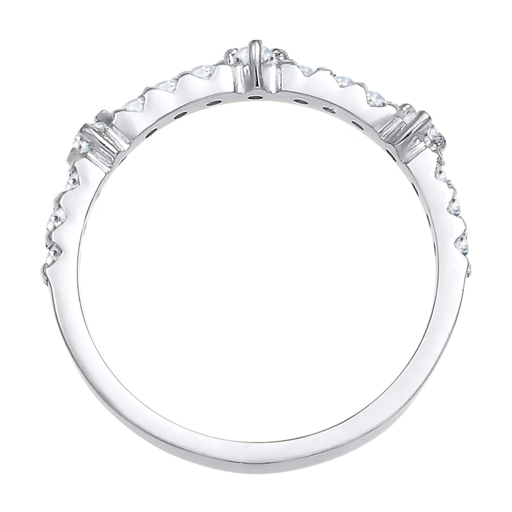 Elli PREMIUM Elli PREMIUM Bague Mémoire des dames Symbole d'amour éternel avec pierres topazes Bague