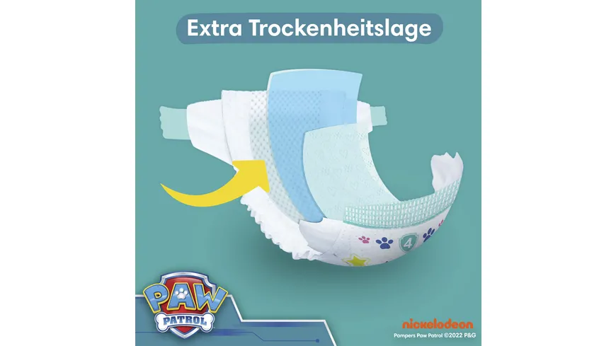 Pampers Baby Dry Paw Patrol Windeln Gr.5 Junior 11-16kg MonatsBox