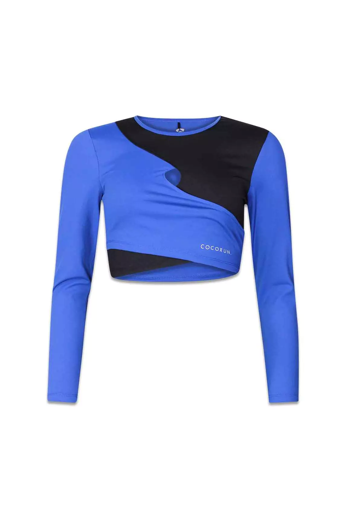 Cocorun Crop Tops Femme couleur bleu