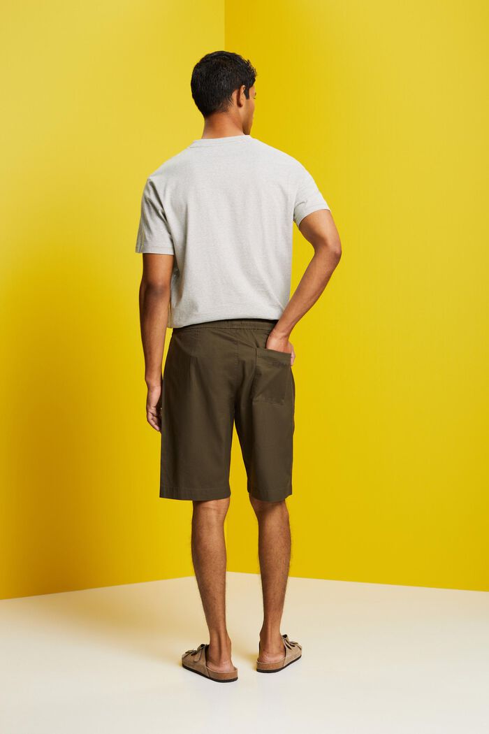 Shorts aus Baumwolltwill