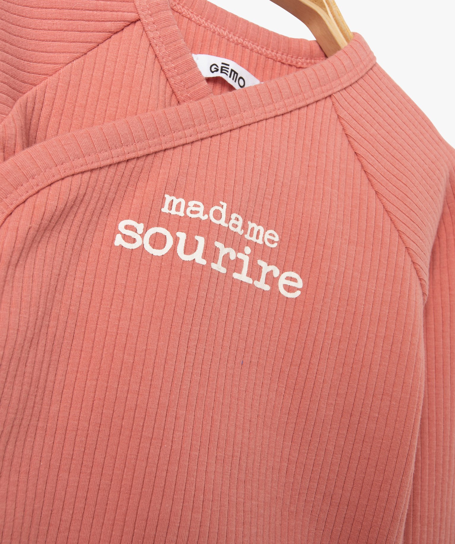 Ensemble de naissance évolutif 3 pièces : body + legging +... rose | GEMO