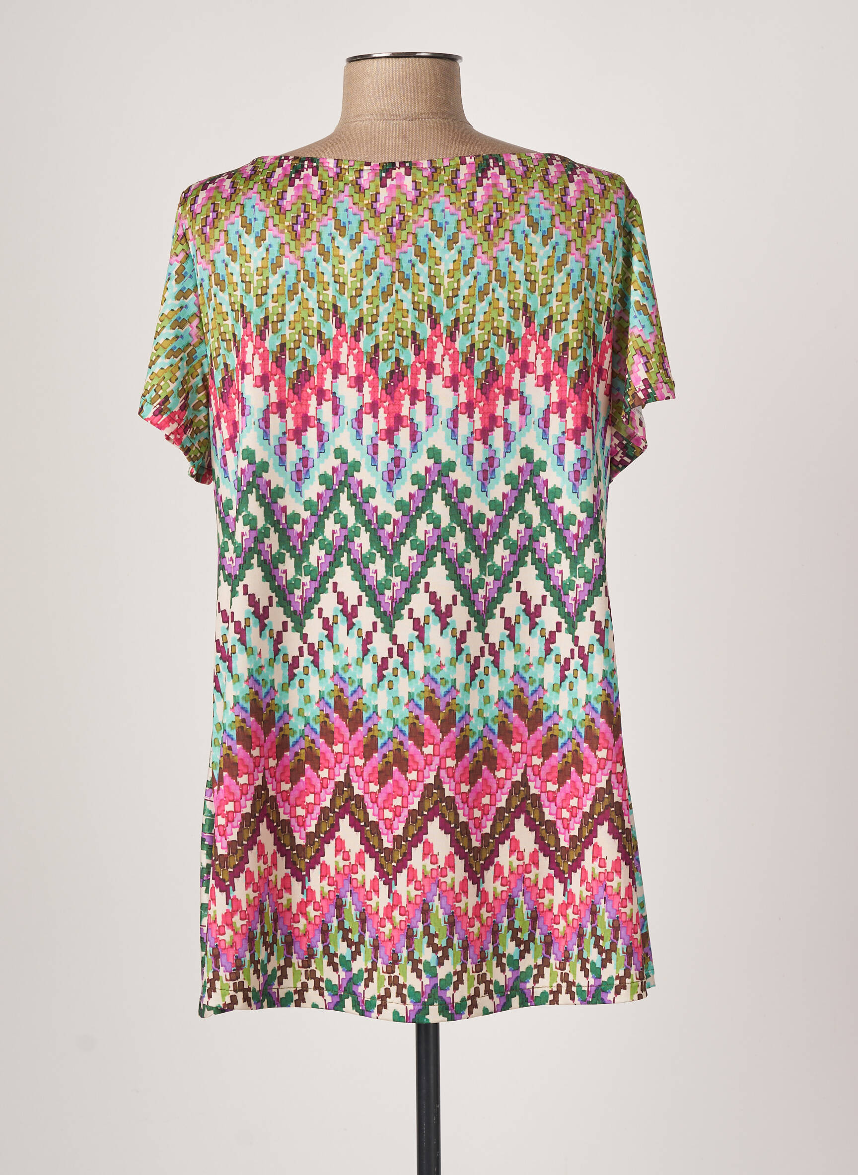 An Ii Vito Tuniquemanchecourte Femme couleur vert