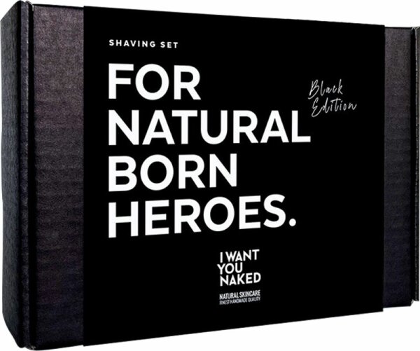 I Want You Naked Shaving Set Black Edition Körperpflegeset