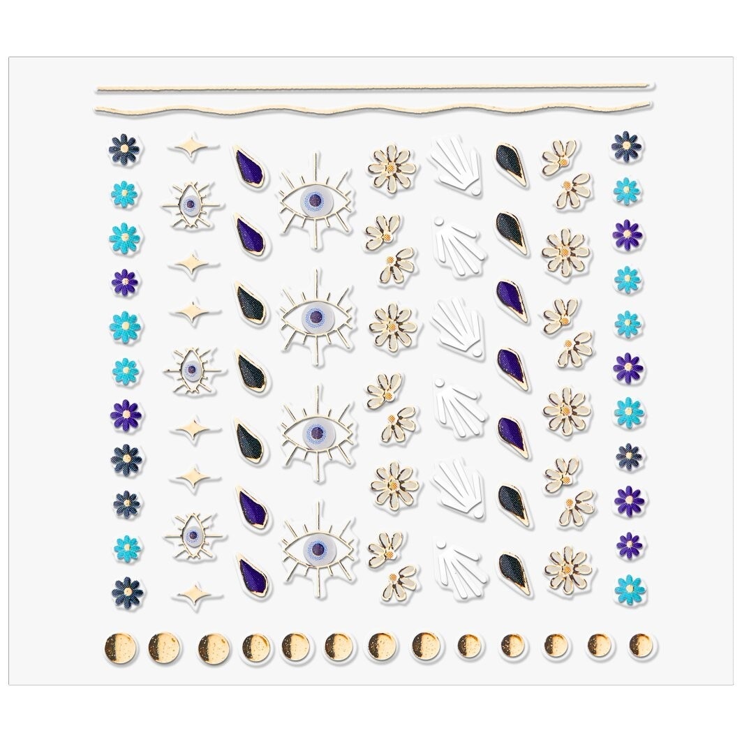 Stay bold. it's GOLD nail sticker