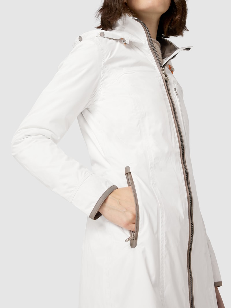 Funktionsjacke mit Kapuze Modell 'Westside' in weiß
