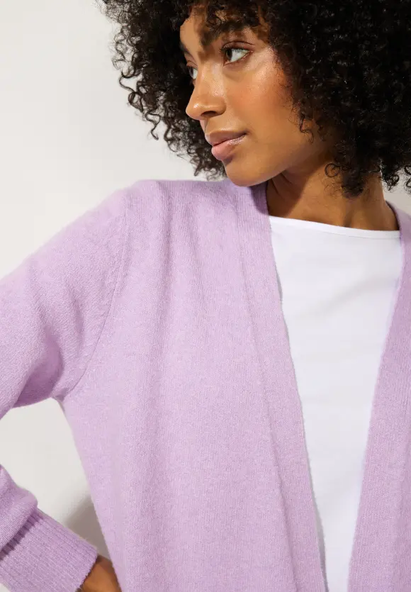 Street One Cosy Melange Strickjacke