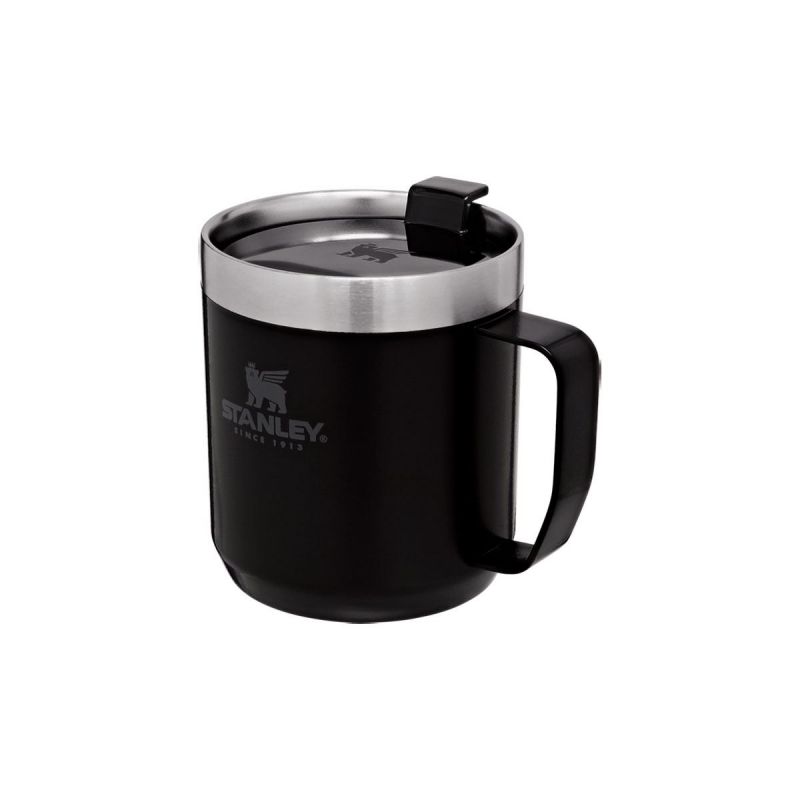 Stanley Campingbecher, Classic Legendary Camp Mug 12oz \/ 350ml Matte Black Pebble