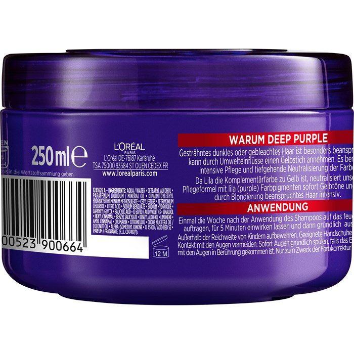 Color Glanz Deep Purple Maske
