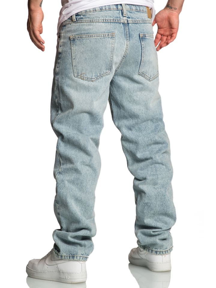 Amaci&Sons 90s Baggy Jeans BOX HILL in Hellblau günstig kaufen