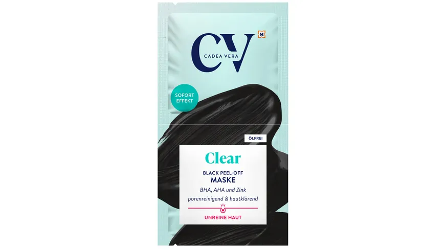 CV CLEAR Black Peel-Off Maske 16 ml