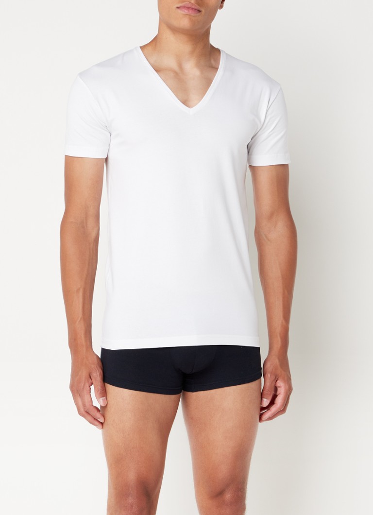 Koszulki z dekoltem w serek Alan Red Nov Slim Fit (opakowanie 2 szt.)