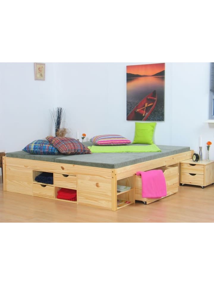 ebuy24 Doppelbett Claas Holz 146 x 209 cm günstig kaufen onesize