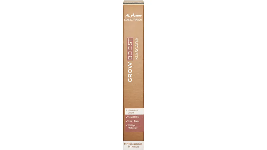 M. Asam® MAGIC FINISH Mascara Grow Boost deep black