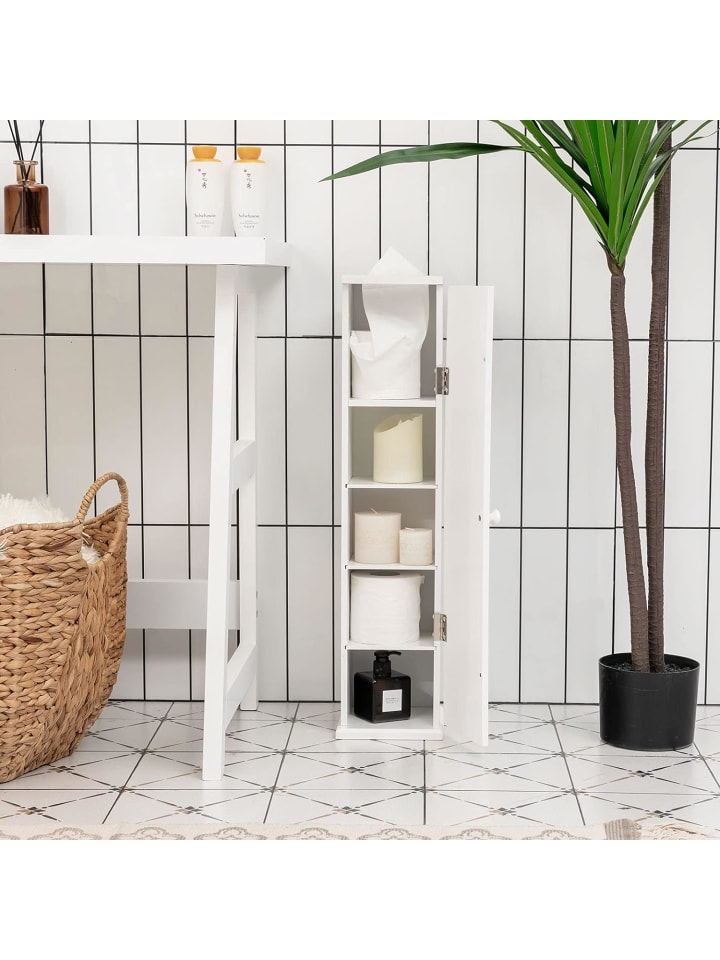COSTWAY Toilettenpapier Schrank in Weiß günstig kaufen onesize