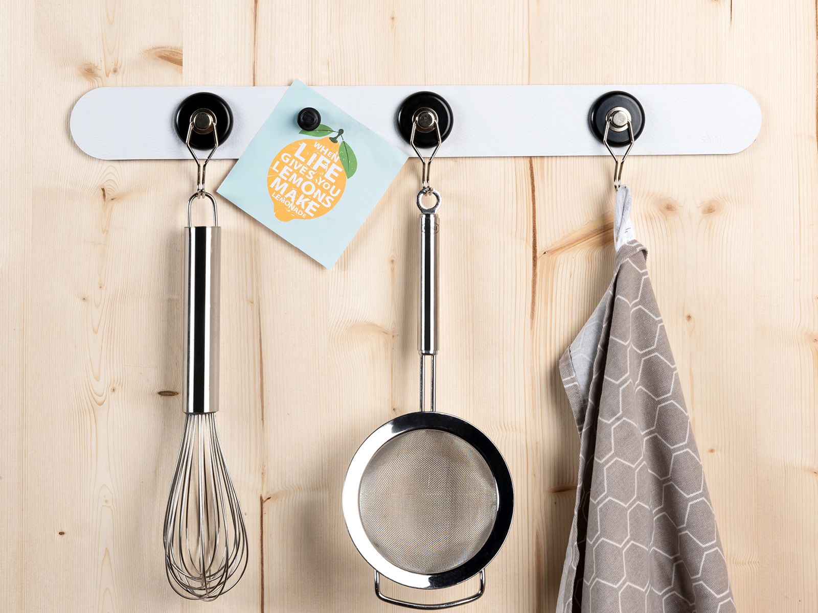 Silwy 50 cm weißer Metall-Leiste